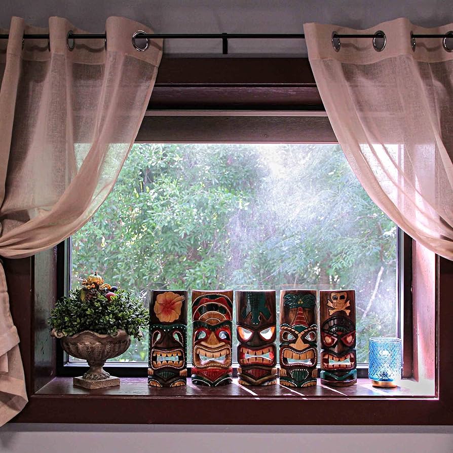 木彫マスク　壁掛け　ネイティブ・アメリカン　オブジェ　ビンテージ　26cm高 Amazon.co.jp: ビンテージ バリ島 バロン お面 木製 木彫 壁掛け